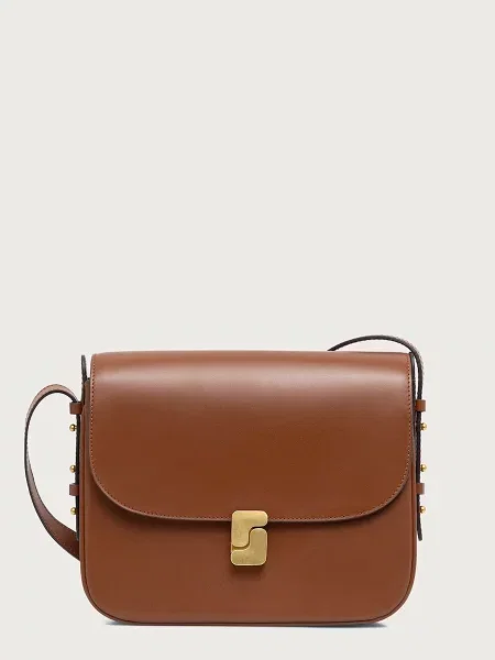Soeur geantă crossbody pentru femei din piele BELLISSIMA MAXI