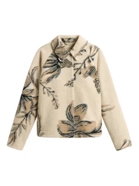 Geacă Woolrich cu model floral din jacard