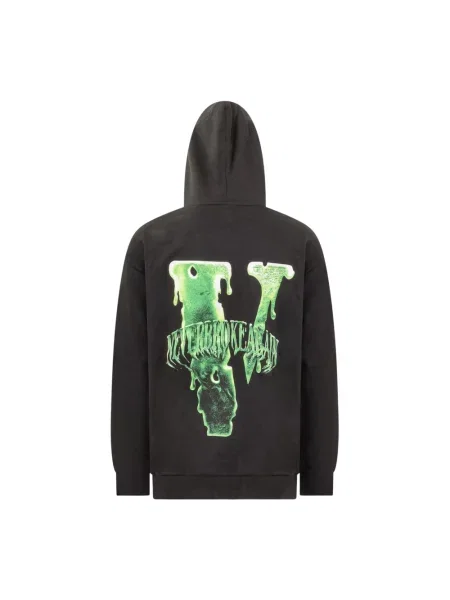 Bluza z kapturem Vlone z kapturem czarna