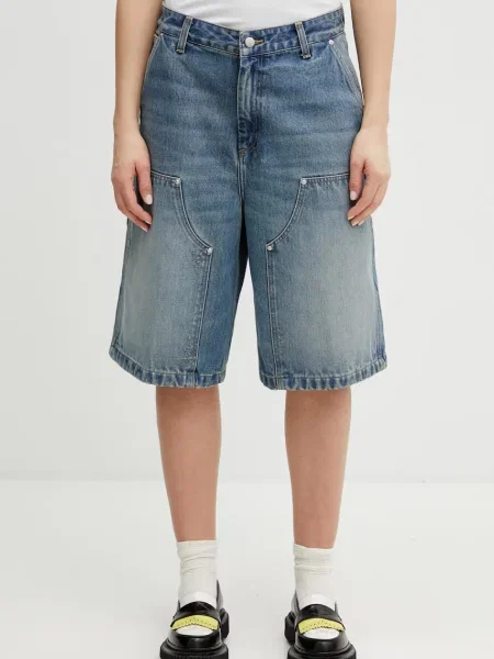 Carhartt WIP pantaloni scurți jeans W Nixon Double Knee Short