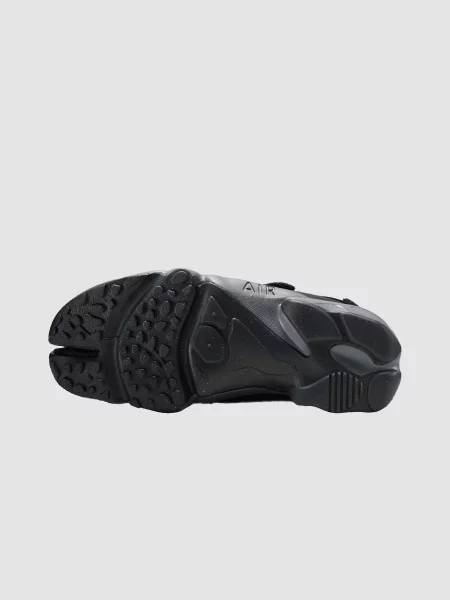 Кожаные повседневные кроссовки Nike черные