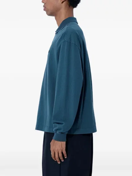 Lung tricou polo Prada albastru