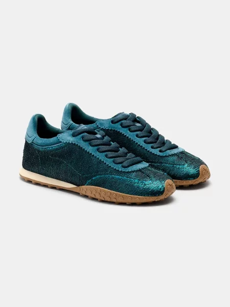 Hoff BRIDGE SEQUINS TEAL кросівки замшеві