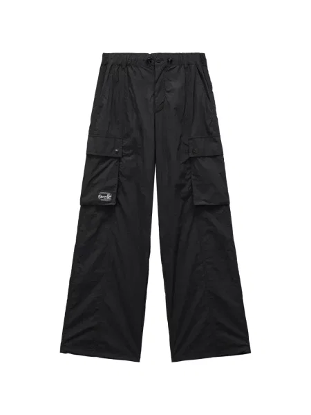 Spodnie cargo :chocoolate z autografem czarne