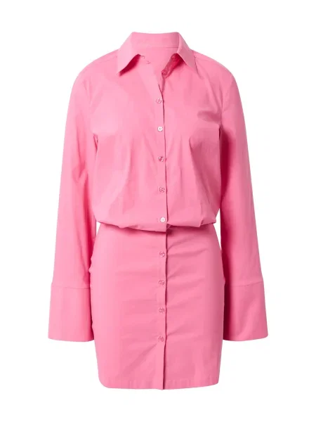 RÆRE by Lorena Rae Košulja haljina Naomi roza