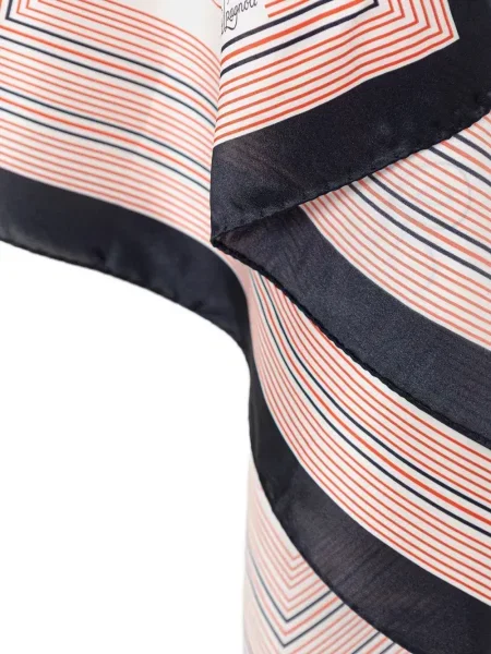 Fular Luisa Spagnoli de mătase albastru