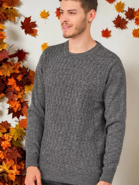 Pulover Dewberry gri