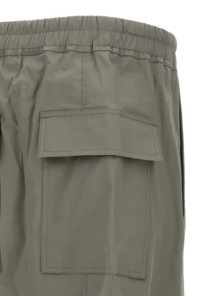 Decupat pantaloni Rick Owens cu cordon gri