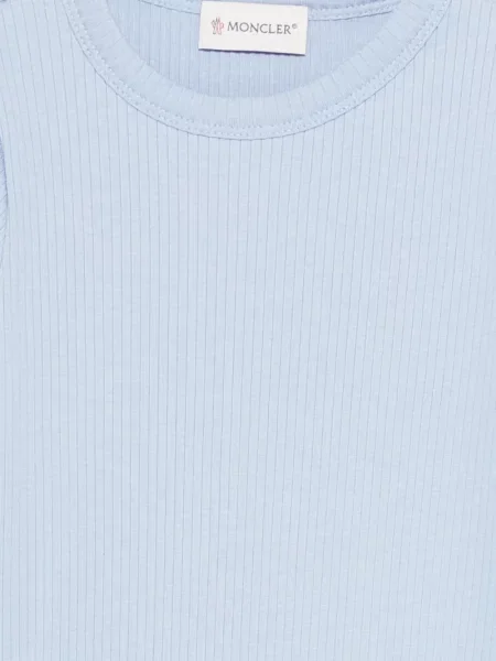 Koszulka dziecięca Moncler Enfant niebieska