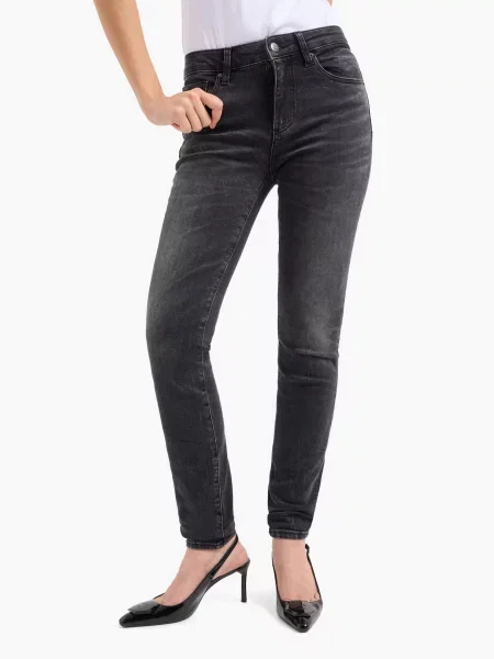 Скіні джинси Armani Exchange чорний