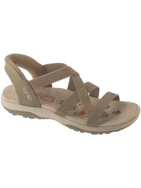 Strečové tenisky Skechers béžová
