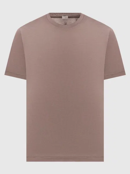 Футболка з нашивкою логотипа Capobianco коричнева