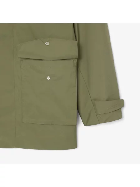 Lacoste Kurtka Ze Stójką zielona