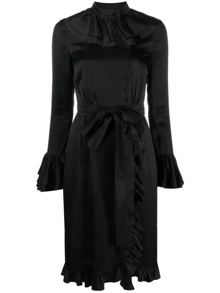 Rochie Moschino cu volane de costum negru