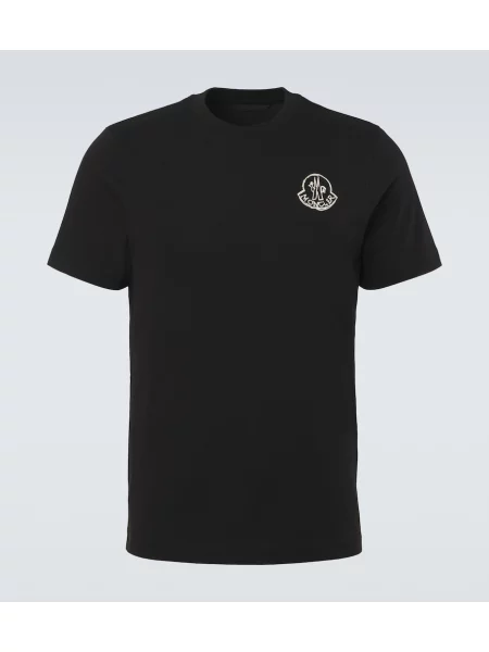 Tricou Moncler din jerseu negru