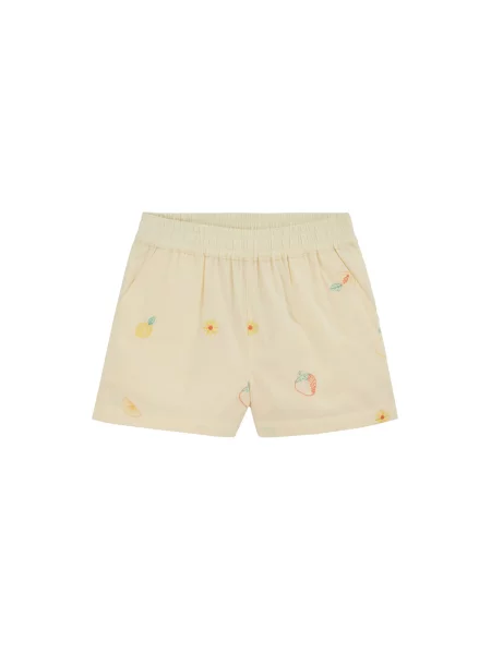 WE Fashion Pantaloni azur / deschis / portocaliu deschis galben