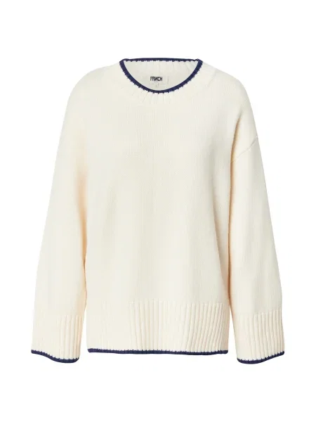 FRNCH PARIS Sveter krémová / námornícka modrá