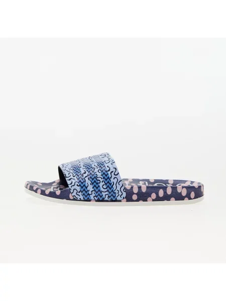 Saténové tenisky Adidas Originals modrá