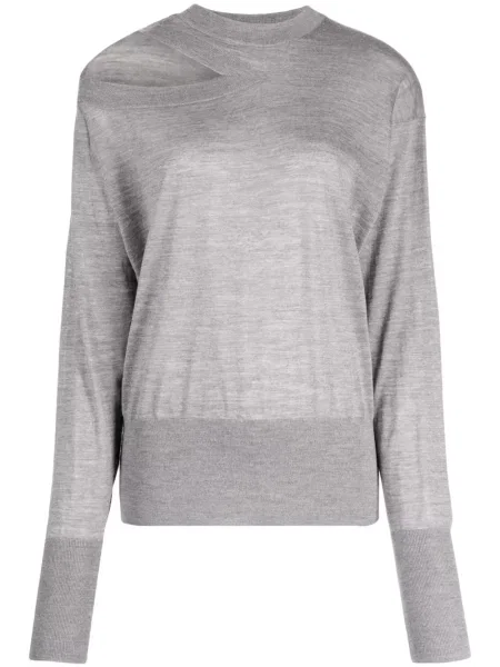 Pulover Stella Mccartney tricotate gri