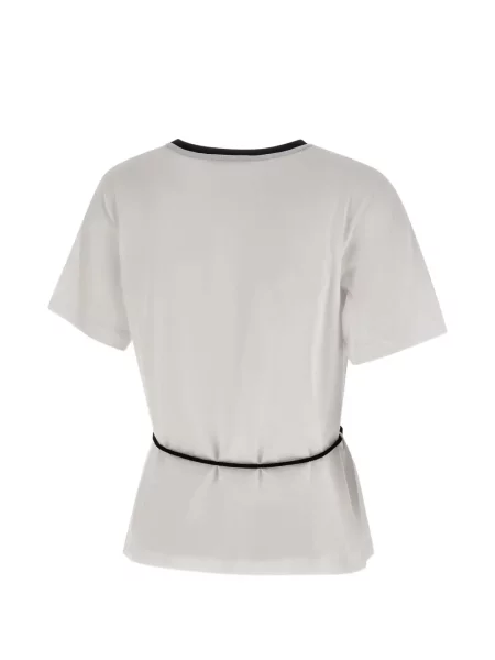 Cu centură tricou Kaos cu model floral alb
