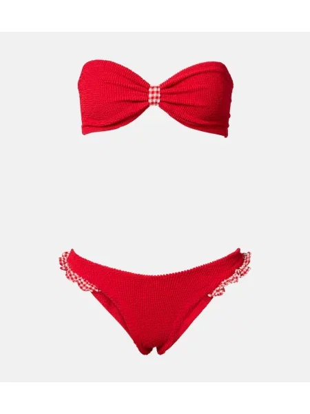Bikiny Hunza G červená