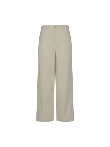 Spodnie Emporio Armani beżowe