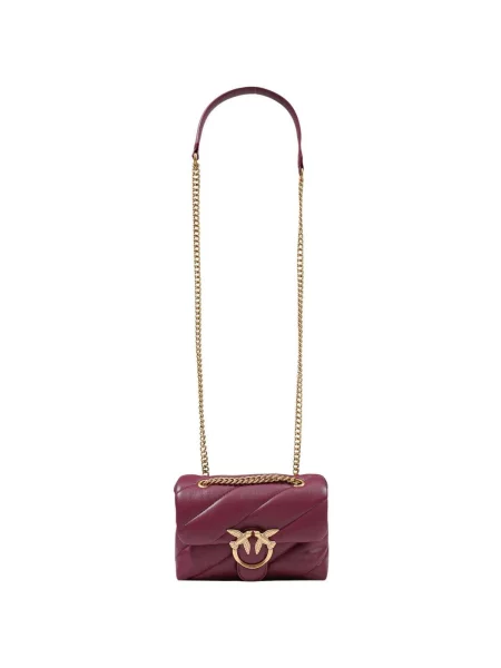 Geanta crossbody Pinko din piele roșu
