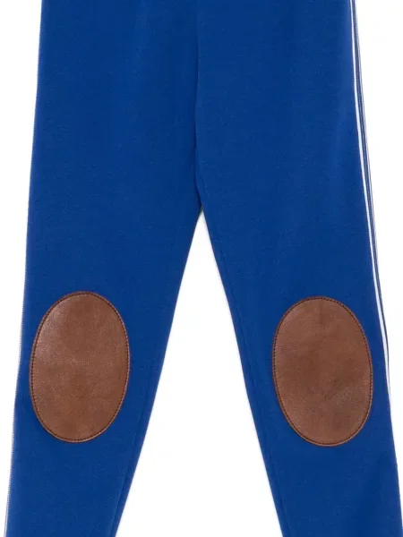 Pantaloni Prada cu dungi albastru