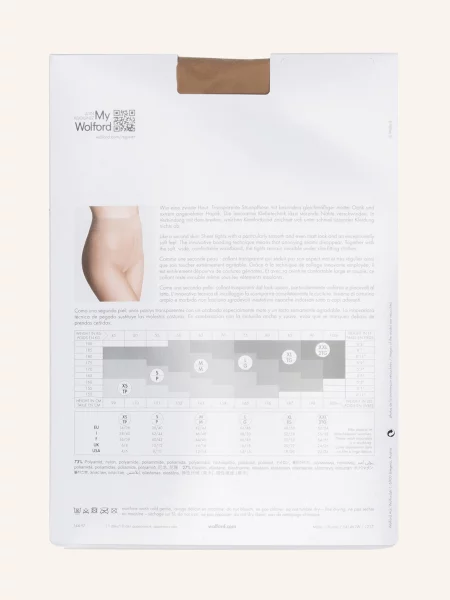 Wolford Punčocháče Satin Touch Comfort V Balení gobi