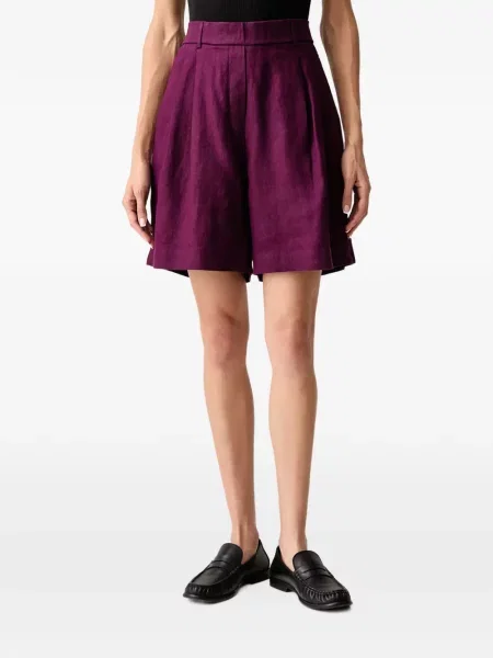 Pantaloni scurți Benetton violet