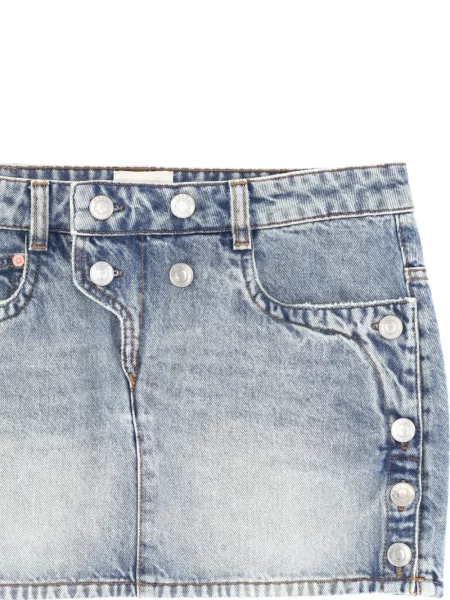 Fustă din denim Isabel Marant albastru