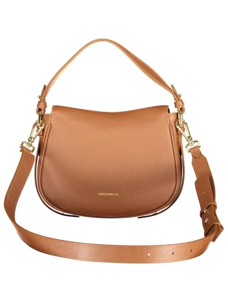 Geanta crossbody Coccinelle din piele maro