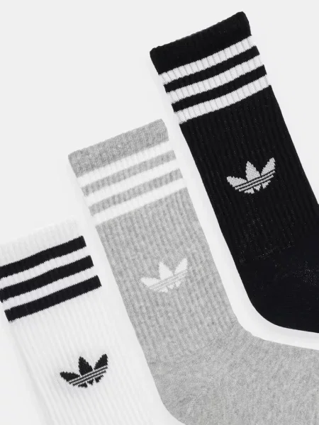 Носки Adidas Originals в полоску черные