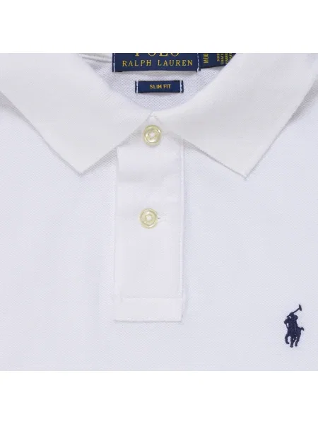 Tricou polo copii Polo Ralph Lauren alb