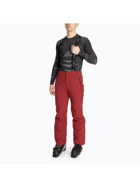 Lyžařské kalhoty CMP chili červené