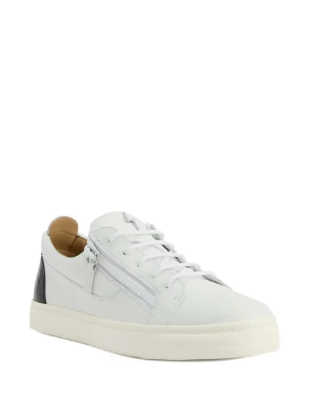 Sneakerși Giuseppe Zanotti Frankie din piele alb
