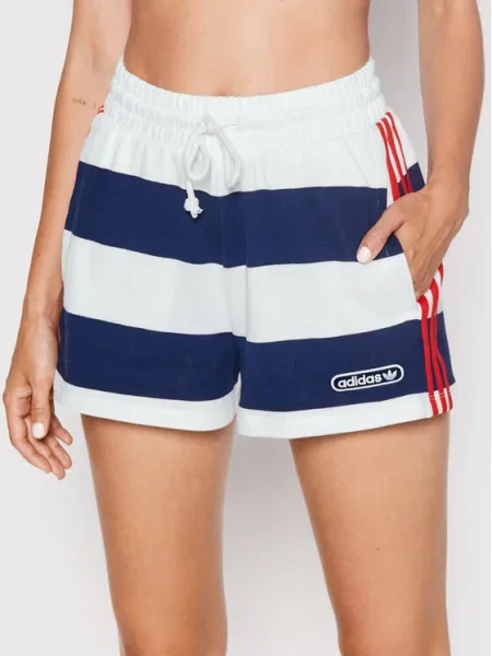 Adidas Pantaloni scurți sport alb