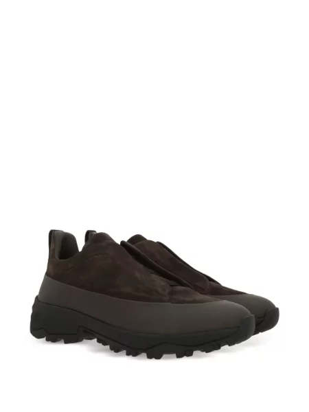 Sneakers Zegna καφέ