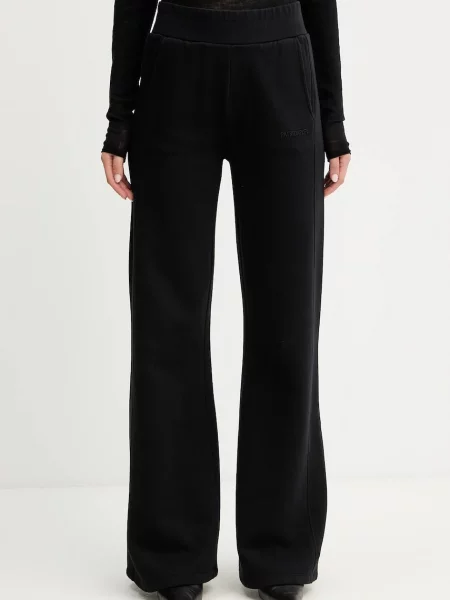 Bombažen spodnji del trenirke Patrizia Pepe črna