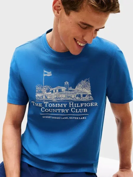 Футболка Tommy Hilfiger синя