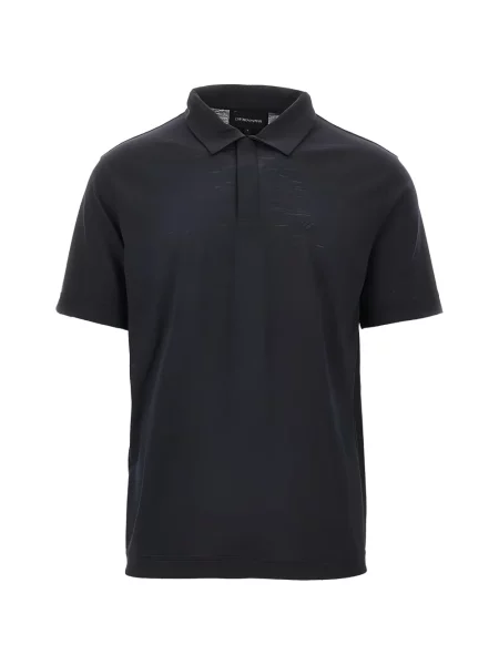 Polo Emporio Armani scurt albastru