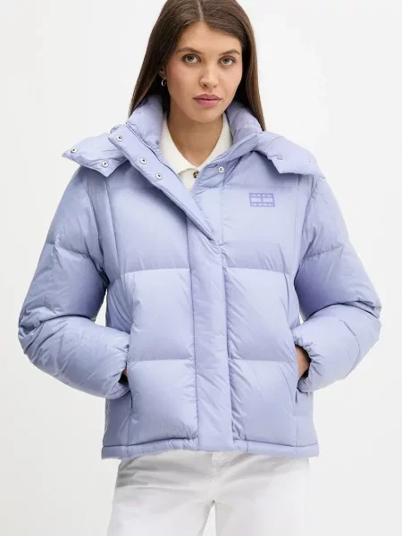Tommy Jeans geacă de puf violet