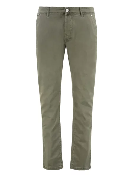 Pantaloni Moorer cu 5 buzunare verde