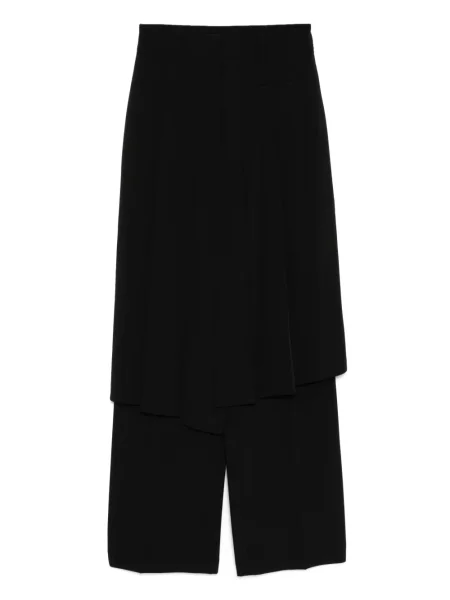 Плисирани панталон Goen.j черно