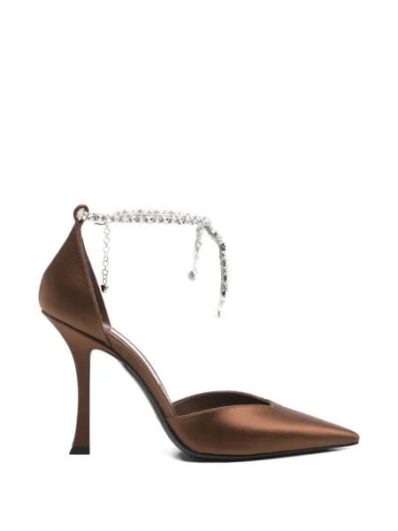 Pantofi cu toc Jimmy Choo maro