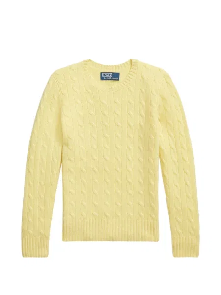 Sweter dziecięcy Polo Ralph Lauren żółty