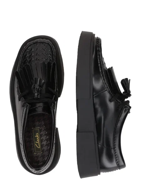 Pantofi Clarks cu șireturi negru