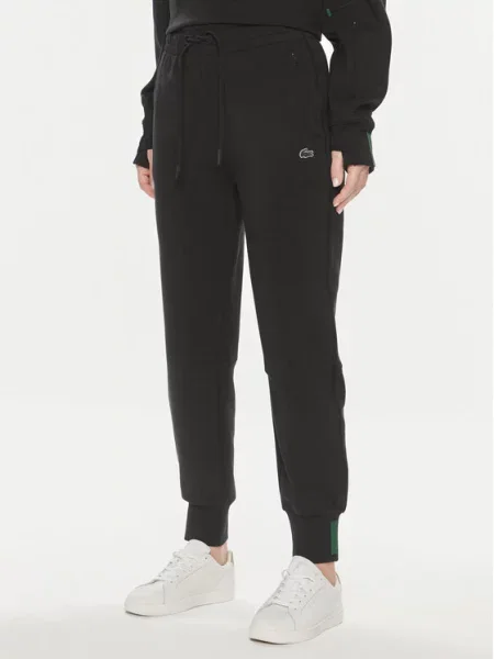 Spodnji del trenirke Lacoste črna