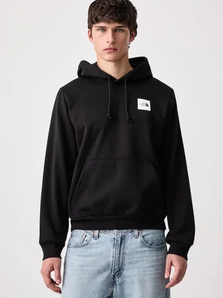 The North Face hanorac cu glugă pentru bărbați cu Box Regular negru