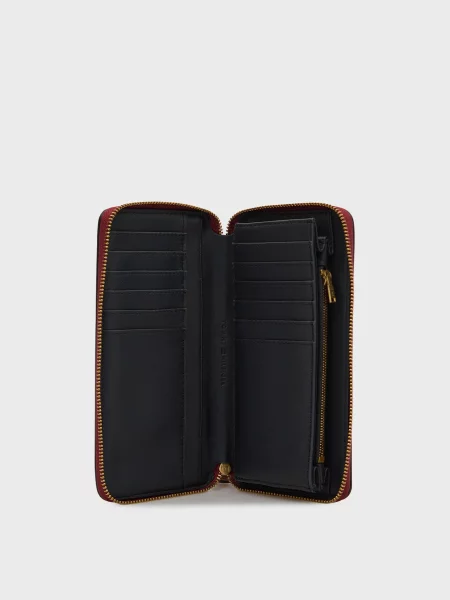 Кожаный кошелек Tommy Hilfiger красный